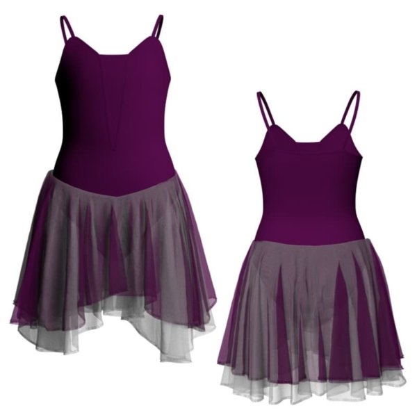 costume balletto bretelle con inserto yuk40w