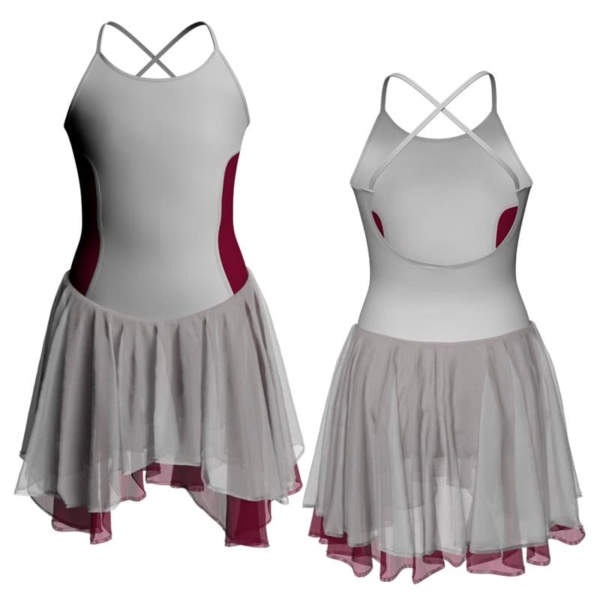 costume balletto bretelle con inserto yuk429