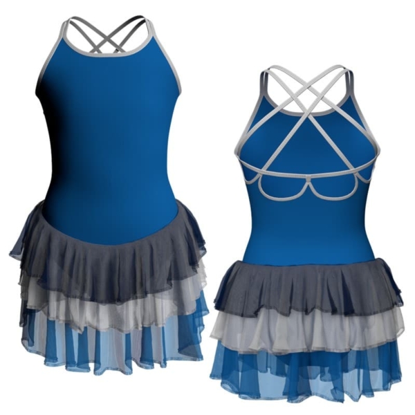 costume balletto bretelle con intreccio dietro yuh1005