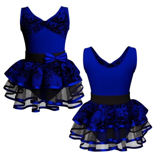 costume balletto canotta con inserto belen pro ves425