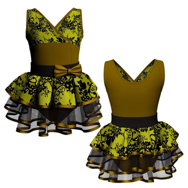 costume balletto canotta con inserto belen pro ves500t22 copia