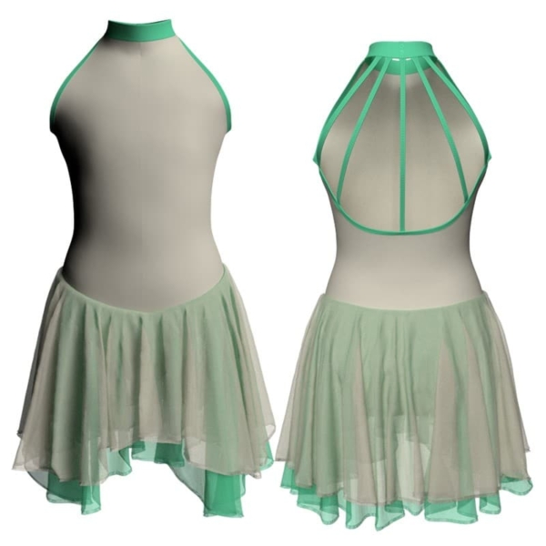 costume balletto canotta scollo americana yuk3011