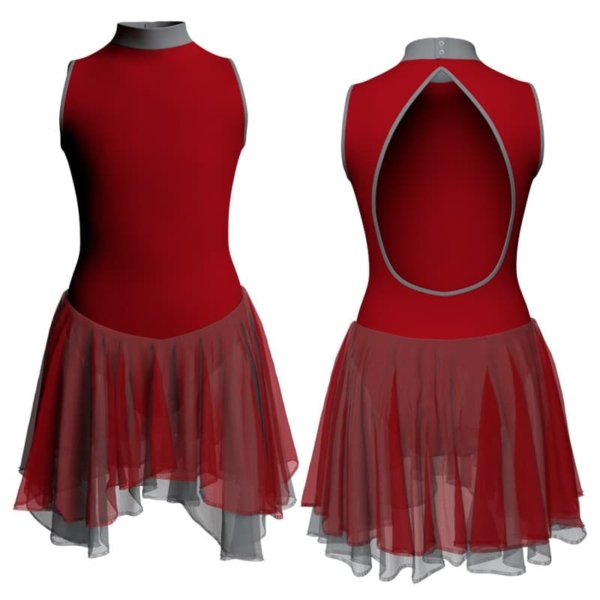 costume balletto canotta scollo americana yuk510