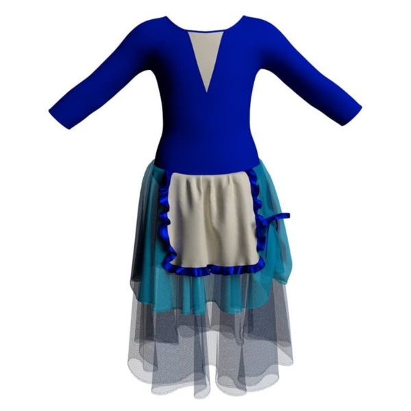 costume balletto maniche 3 4 con inserto yuc116