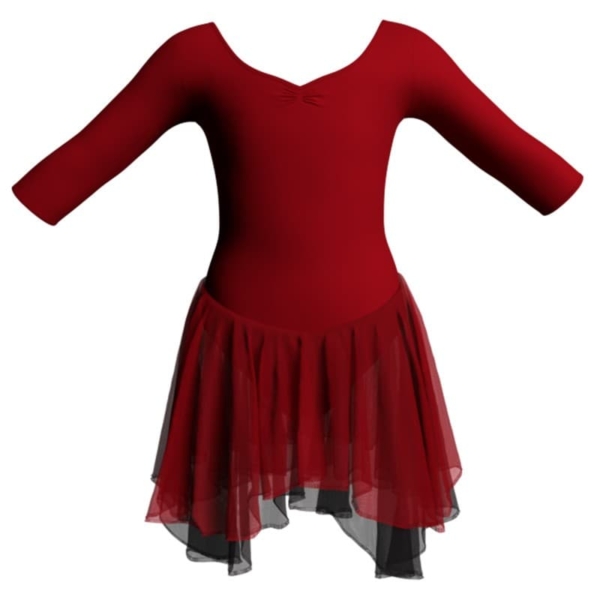 costume balletto maniche 3 4 yuk4522