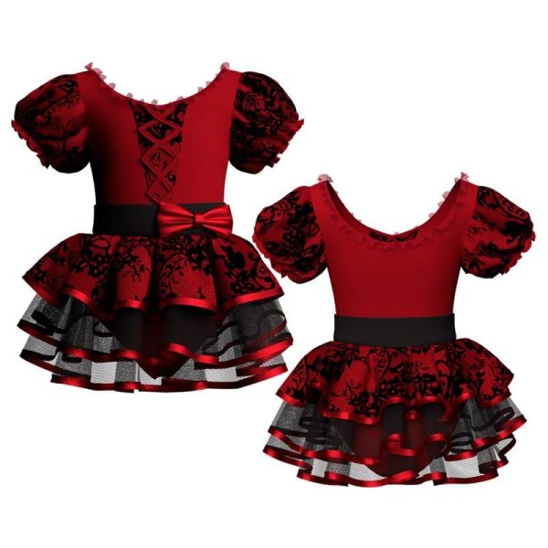 costume balletto maniche a palloncino con inserto belen pro ves2612111