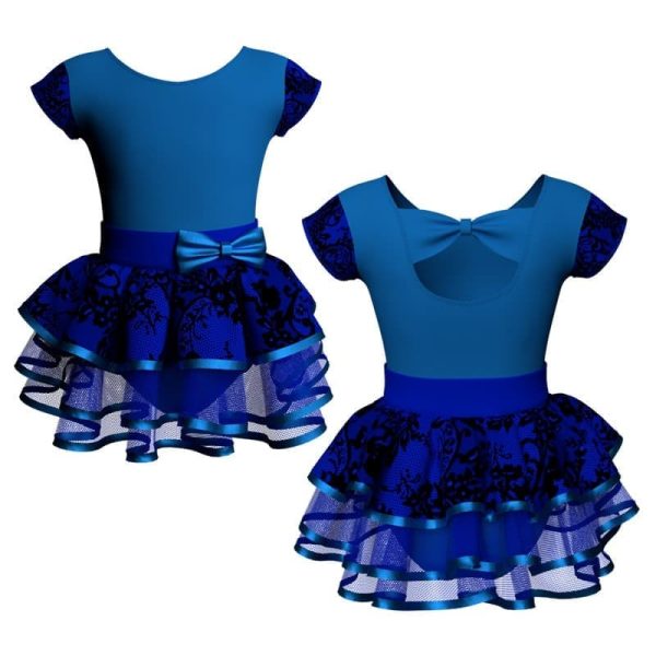 costume balletto maniche aletta con inserto belen pro ves210t111