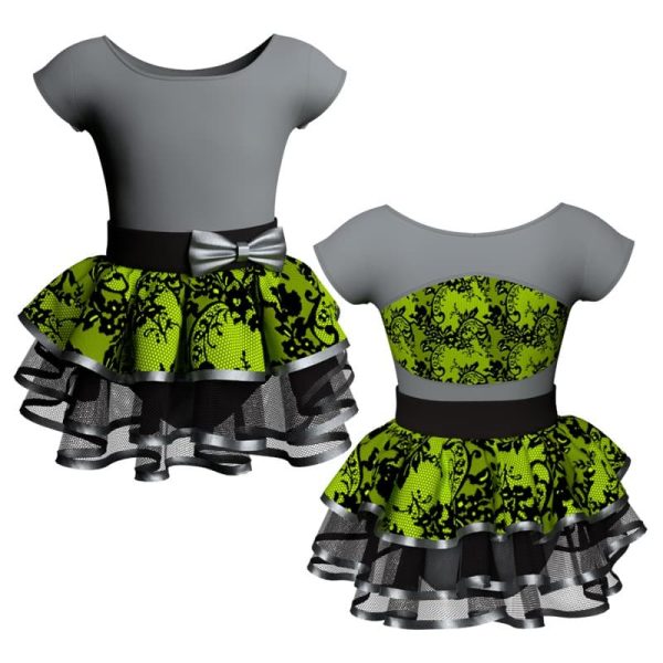 costume balletto maniche aletta con inserto belen pro ves211