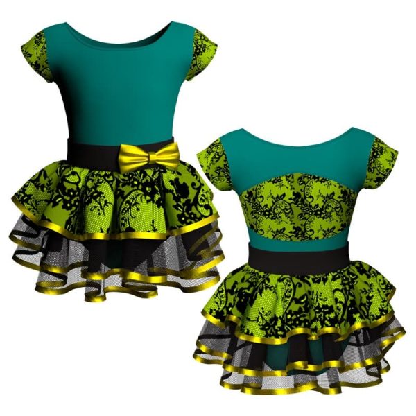 costume balletto maniche aletta con inserto belen pro ves211t