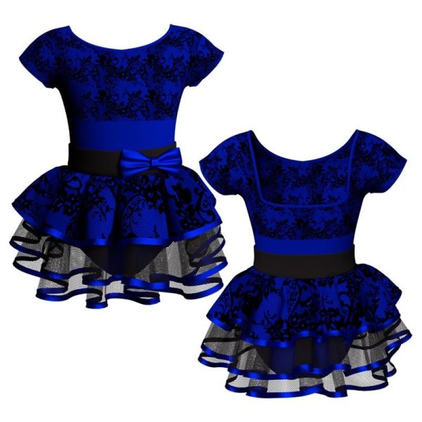 costume balletto maniche aletta con inserto belen pro ves231