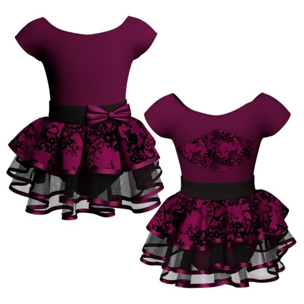 costume balletto maniche aletta con inserto belen pro ves240111