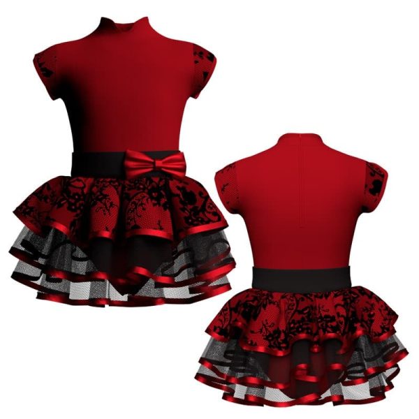 costume balletto maniche aletta con inserto belen pro ves260122