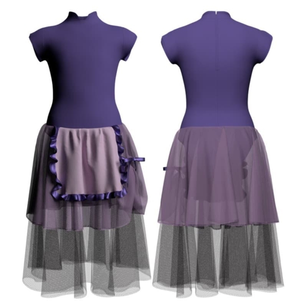 costume balletto maniche aletta con inserto yuc26011