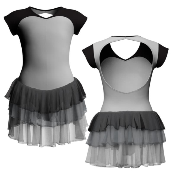 costume balletto maniche aletta con inserto yuh126ss