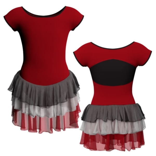 costume balletto maniche aletta con inserto yuh2111