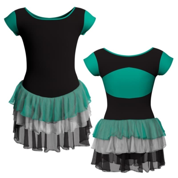 costume balletto maniche aletta con inserto yuh211t