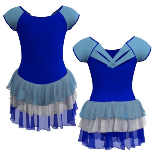 costume balletto maniche aletta con inserto yuh212