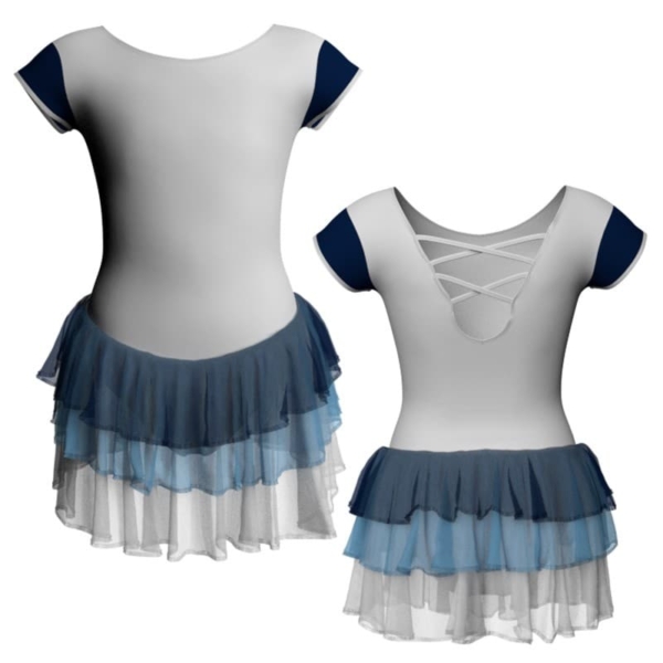 costume balletto maniche aletta con inserto yuh216t1