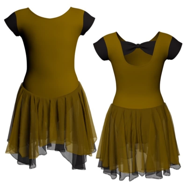 costume balletto maniche aletta con inserto yuk210t1