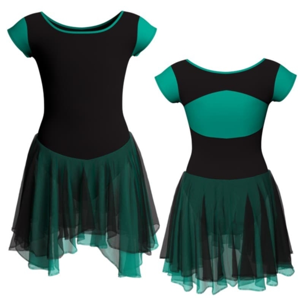 costume balletto maniche aletta con inserto yuk211t