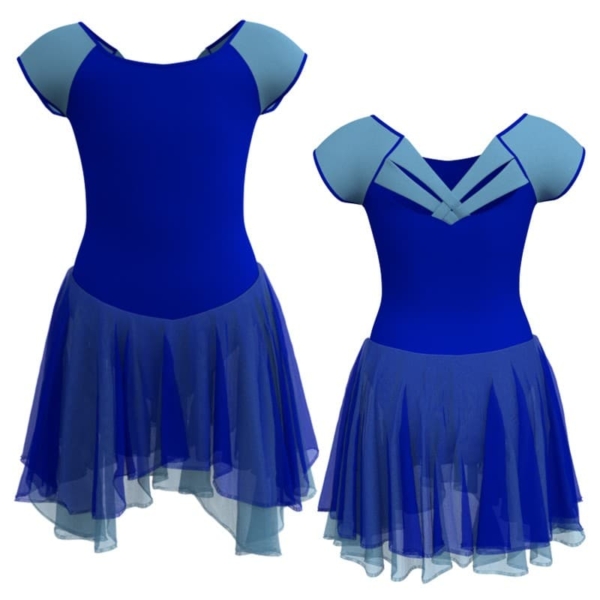 costume balletto maniche aletta con inserto yuk212