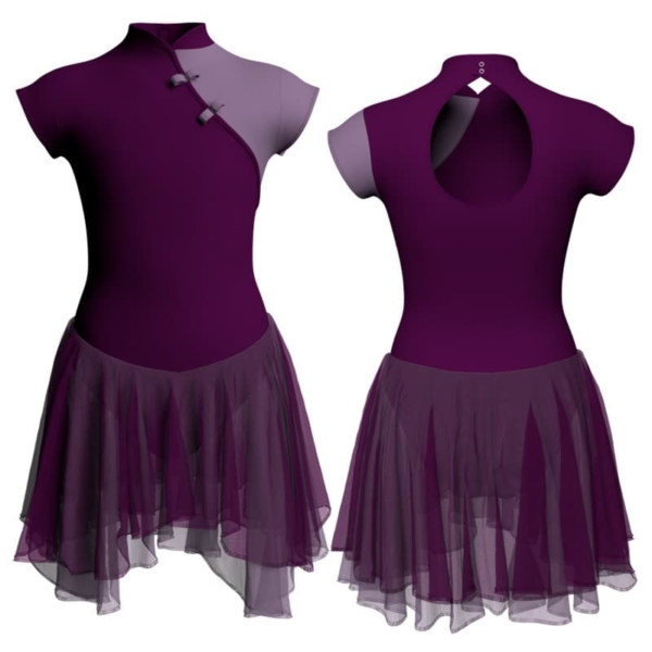 costume balletto maniche aletta con inserto yuk2506