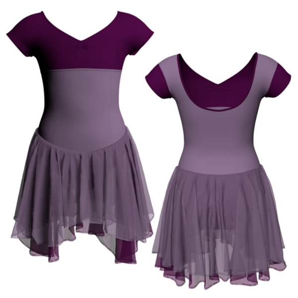 costume balletto maniche aletta con inserto yuk501