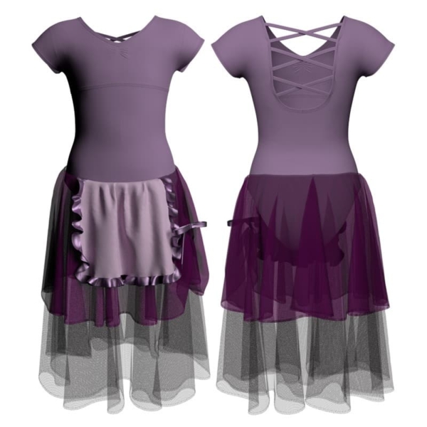 costume balletto maniche aletta con intreccio dietro yuc30081