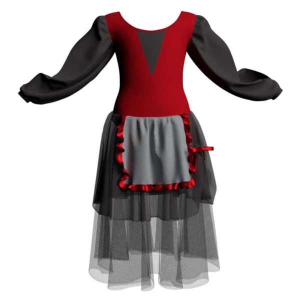 costume balletto maniche lunghe con inserto yuc26332