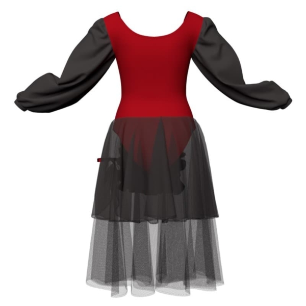 costume balletto maniche lunghe con inserto yuc26333