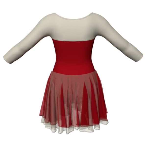 costume balletto maniche lunghe con inserto yuk2051