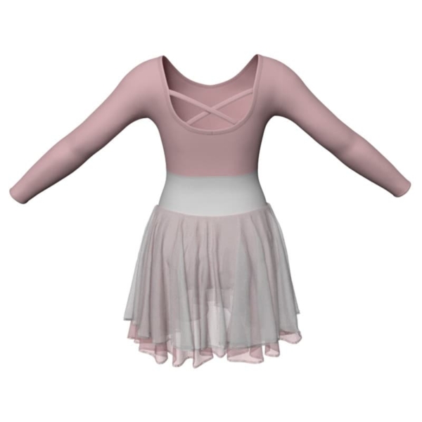 costume balletto maniche lunghe con inserto yuk2281