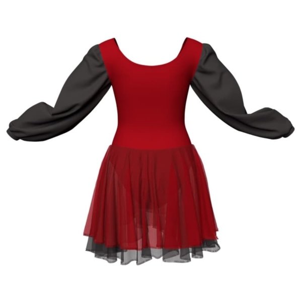 costume balletto maniche lunghe con inserto yuk26331