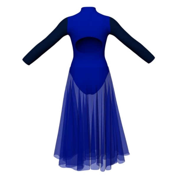 costume balletto maniche lunghe con inserto yul3095t1