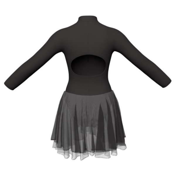 costume balletto maniche lunghe con zip yuk30951