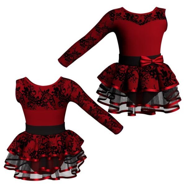 costume balletto monospalla con inserto belen pro ves1019sst11