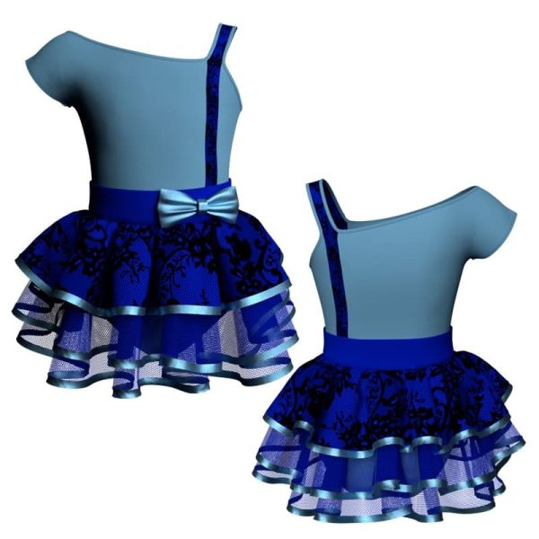 costume balletto monospalla con inserto belen pro ves21722