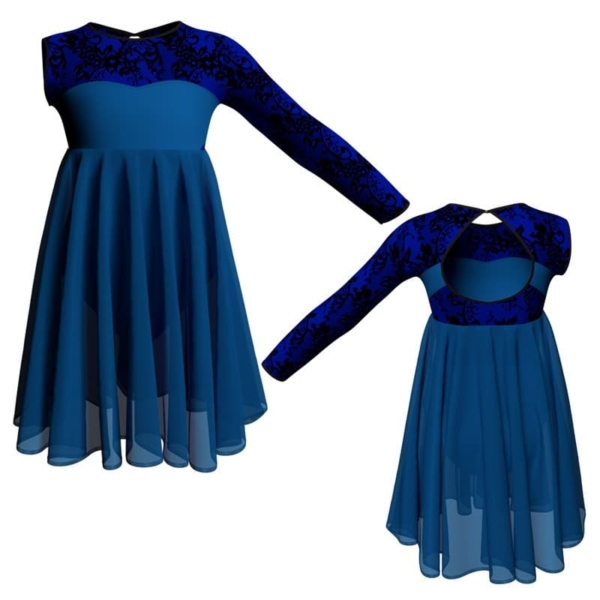 costume balletto monospalla con inserto belen pro yup110sst