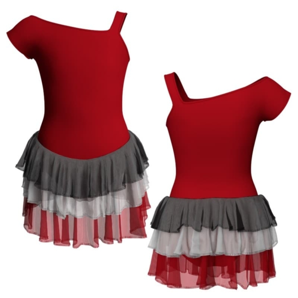 costume balletto monospalla con inserto yuh2171