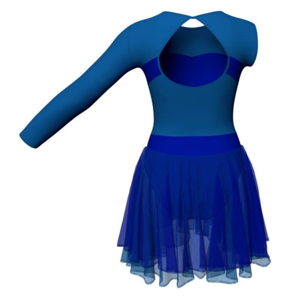 costume balletto monospalla con inserto yuk110sst