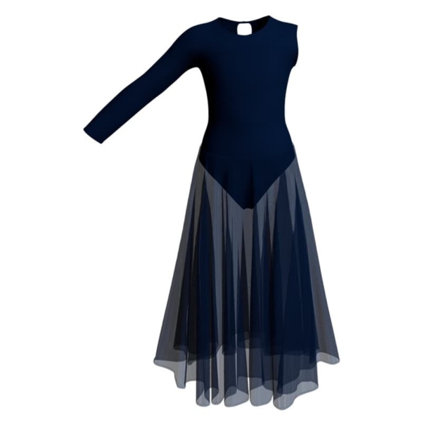 costume balletto monospalla con inserto yul108ss1