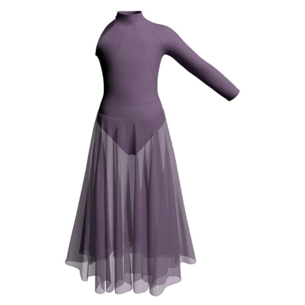 costume balletto monospalla con inserto yul119sst2