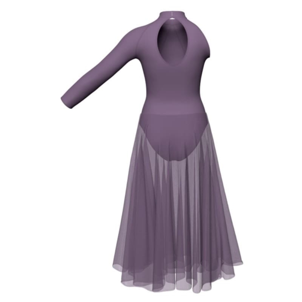 costume balletto monospalla con inserto yul119sst3