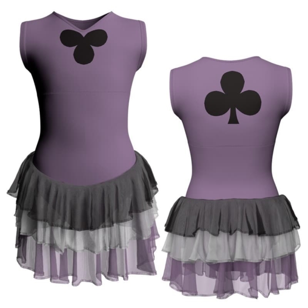 costume balletto senza manica con inserto yuh1121