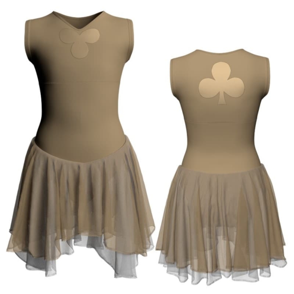 costume balletto senza manica con inserto yuk112