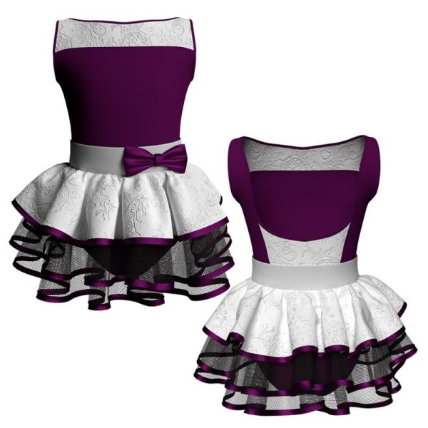 costume balletto senza maniche con inserto belen pro ves1002111