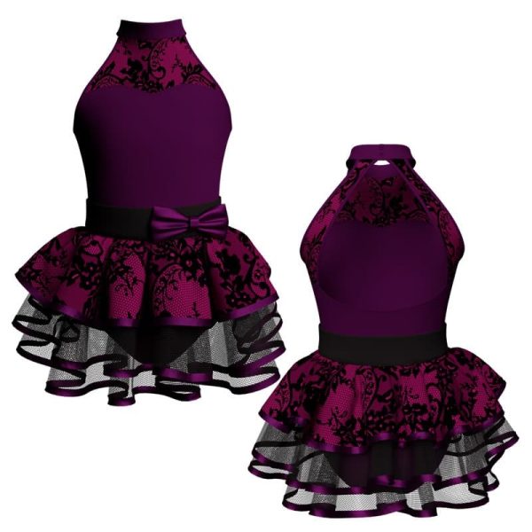 costume balletto senza maniche con inserto belen pro ves10722