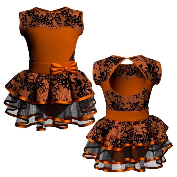 costume balletto senza maniche con inserto belen pro ves110ss