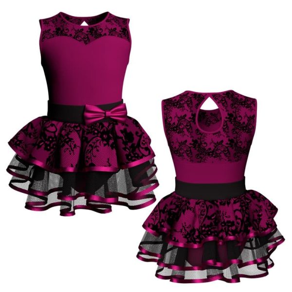 costume balletto senza maniche con inserto belen pro ves238111