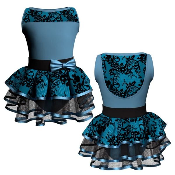 costume balletto senza maniche con inserto belen pro ves3012111